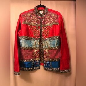 Chico’s heavily beaded jacket